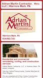 Mobile Screenshot of adrianmartincontractor.com